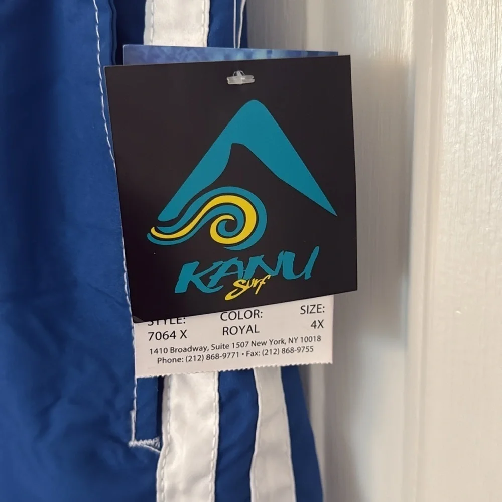 New Kanu Surf Blue Board Shorts Quick-Dry,Sun Protection Swimwear